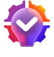 Colorful gradient light bulb icon representing innovative healthcare technology solutions for relevant unmet medical needs